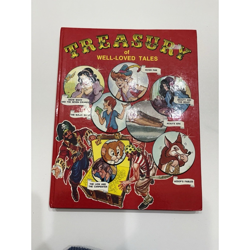 Vintage Treasury of Well-Loved Tales‎ Oversized Book Hardcover Book